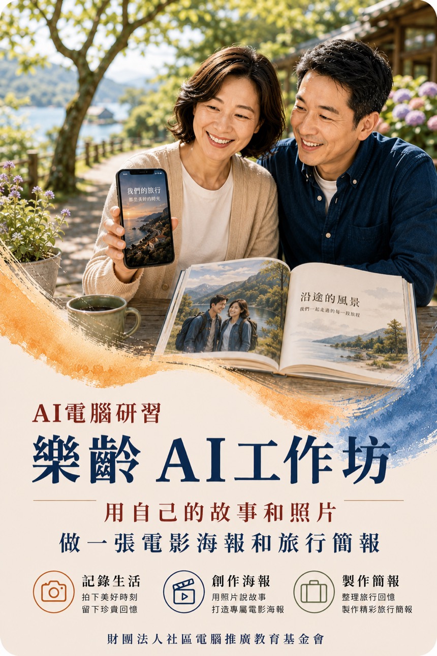 樂齡 AI 工作坊：把你的故事，做成一張海報
